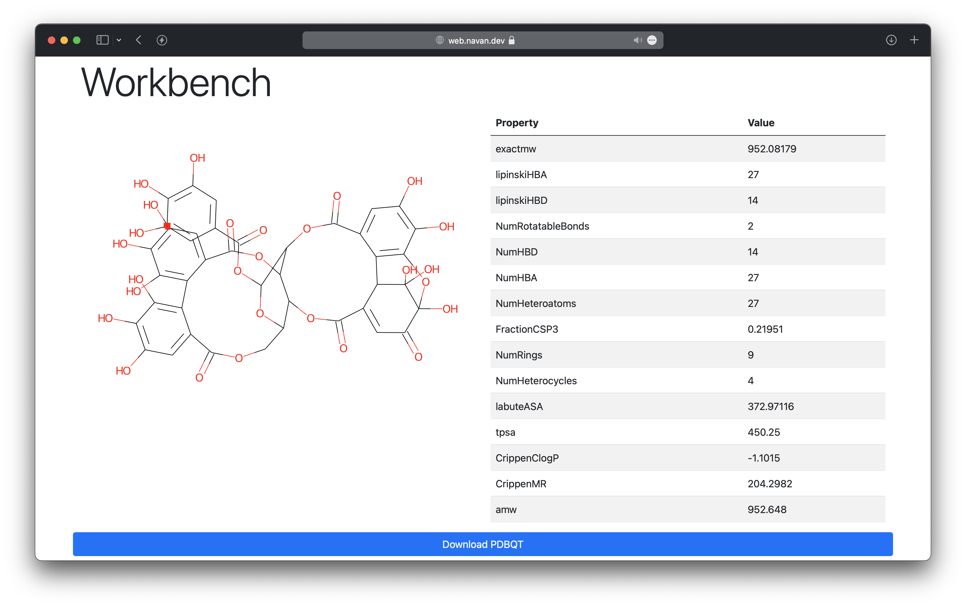 RDKit-JS Demo