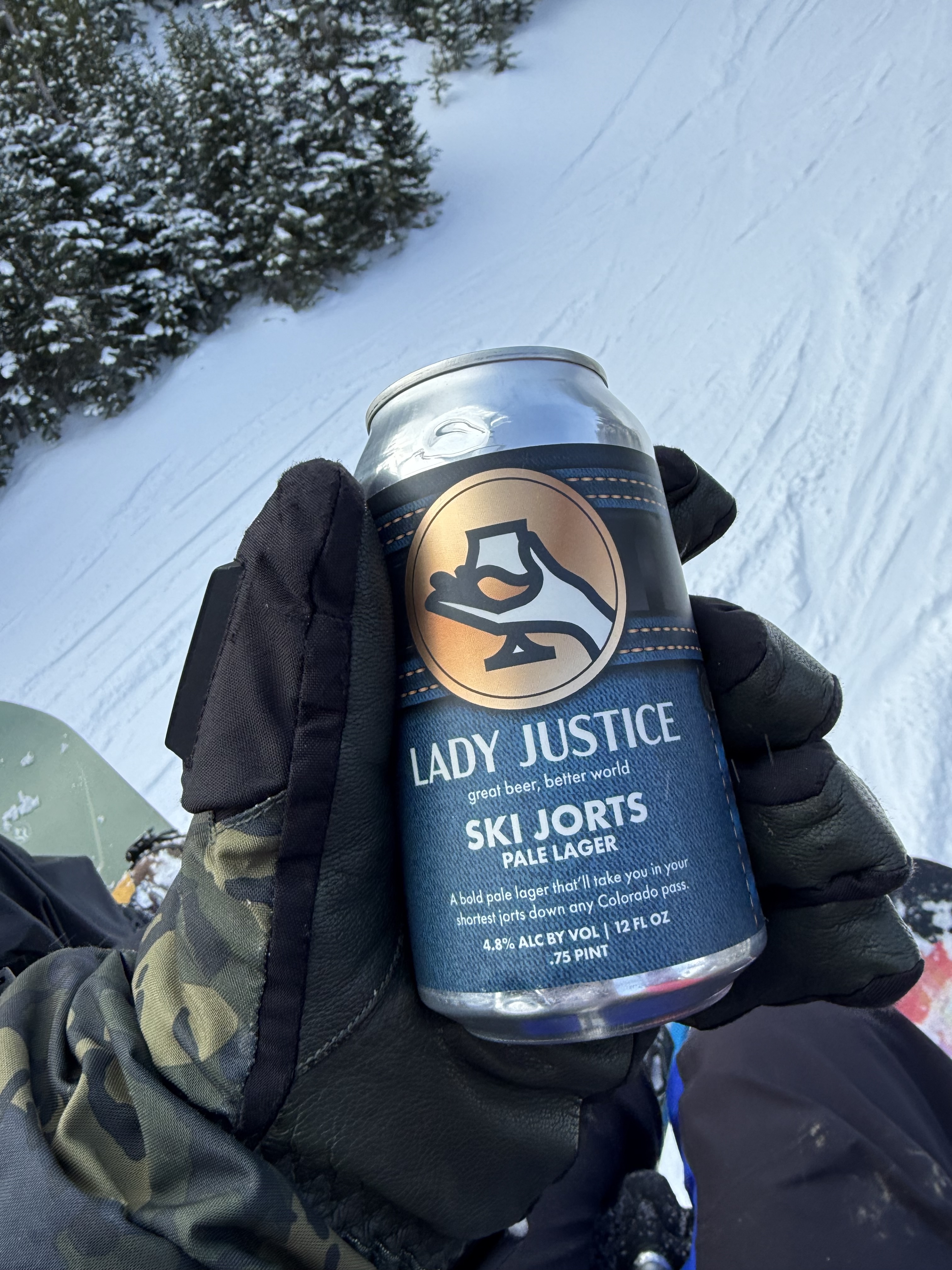 Lady Justice Ski Jorts